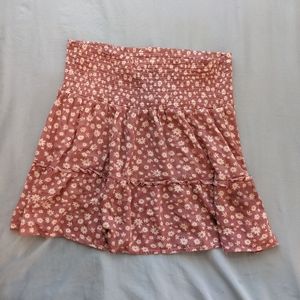 Hippie Rose Floral Mini Skirt